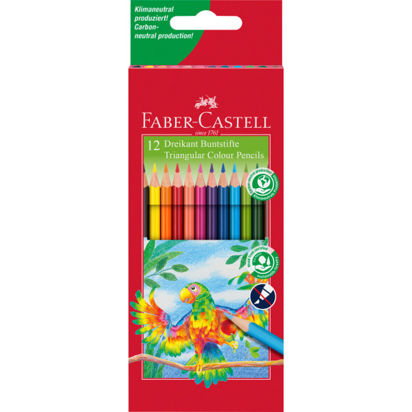 photo - Crayons de couleur - Coloriage - 12 couleurs - Faber-Castell