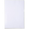 Boîte de 100 pochettes coins A4 lisse transparente plastique Exacompta