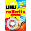 Ruban adhésif avec dévidoir UHU Rollafix transparent 25m+5m | Artmania