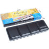 Boîte peinture Aquarelle Extra-Fine Sennelier 24 demi-godets avec pinceau et estompe