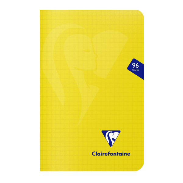 Carnet Polypro Mimesys Polypro 148X210 A5 96P Petits Carreaux 5X5 Assortiment Clairefontaine