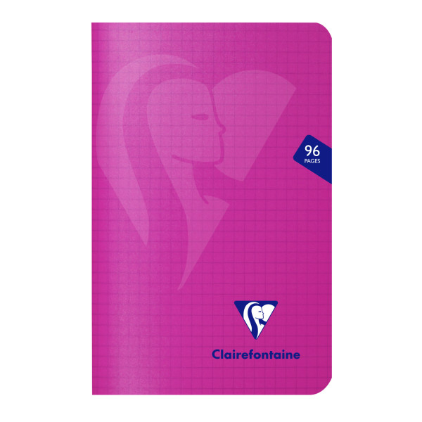 Carnet Polypro Mimesys Polypro 148X210 A5 96P Petits Carreaux 5X5 Assortiment Clairefontaine