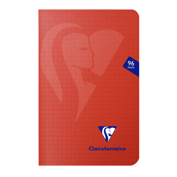Carnet Polypro Mimesys Polypro 148X210 A5 96P Petits Carreaux 5X5 Assortiment Clairefontaine