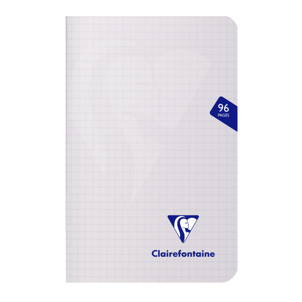 Carnet Polypro Mimesys Polypro 110X170 96P Petits Carreaux 5X5 Assortiment Clairefontaine