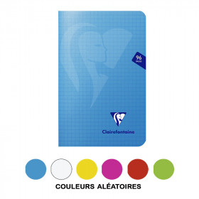 Carnet Polypro Mimesys 90X140 96P Petits Carreaux 5X5 Assortiment Clairefontaine