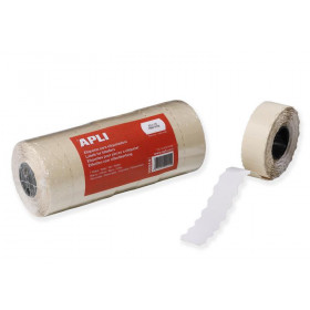 7 rouleaux étiquettes blanches enlevable 22 x 12 mm pour étiqueteuse