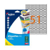 photo-Étiquettes bijouteries blanches multi usage 45x8 mm 6 feuilles - Apli