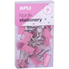 Boîte de 15 pinces à clip couleurs pastel Nordik Apli