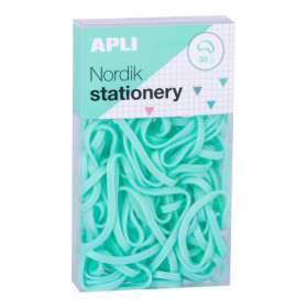 Boîte de 30 élastiques couleurs pastel Nordik Apli