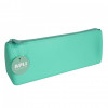 Trousse scolaire couleurs pastel 22 cm en silicone Apli Nordik