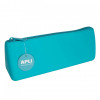 Trousse scolaire couleurs pastel 22 cm en silicone Apli Nordik