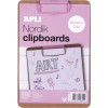 Porte bloc A5 rose pastel Apli Nordik