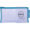 Pochette protège document en nylon chéquier assortiment couleur Apli Zipper Bags