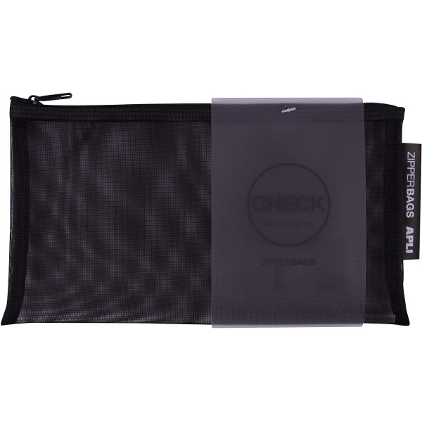 Pochette protège document en nylon chéquier assortiment couleur Apli Zipper Bags