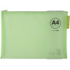 Pochette protège document en nylon A4 assortiment couleur Apli Zipper Bags