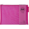 Pochette protège document en nylon A4 assortiment couleur Apli Zipper Bags