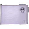 Pochette protège document en nylon A4 assortiment couleur Apli Zipper Bags
