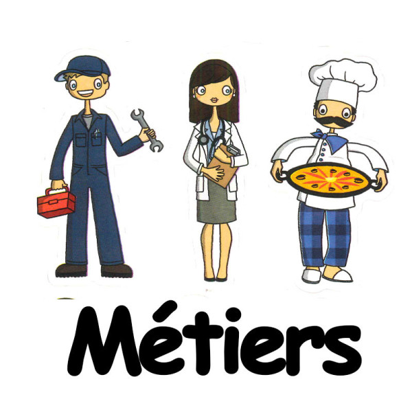 Gommettes thème les métiers repositionnable Apli Kids