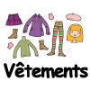 Gommettes thème les vêtements repositionnable Apli Kids