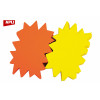 25 étiquettes point de vente 24x32cm Fluo Jaune/Orange Apli 14925