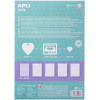Feuilles de plastique magique transparent A4 4 feuilles Apli Kids