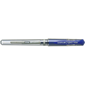 Stylo roller Uni-Ball Signo Broad Bleu