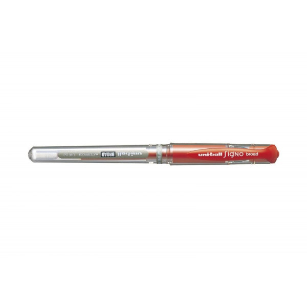 Stylo roller Uni-Ball Signo Broad Rouge