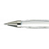 Stylo encre gel blanc pointe moyenne 0,7mm UniBall Signo