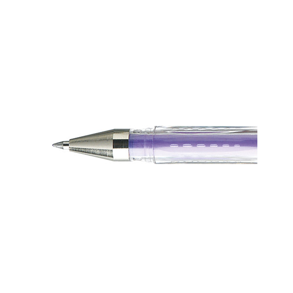 Stylo encre gel violet pointe moyenne 0,7mm UniBall Signo