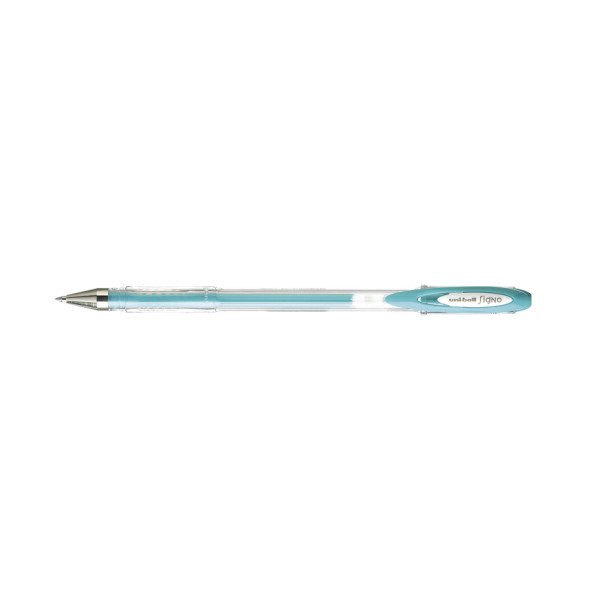 Stylo encre gel vert pastel pointe moyenne 0,7mm UniBall Signo