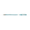 Stylo encre gel vert pastel pointe moyenne 0,7mm UniBall Signo