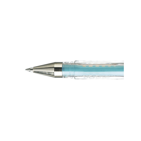 Stylo encre gel vert pastel pointe moyenne 0,7mm UniBall Signo
