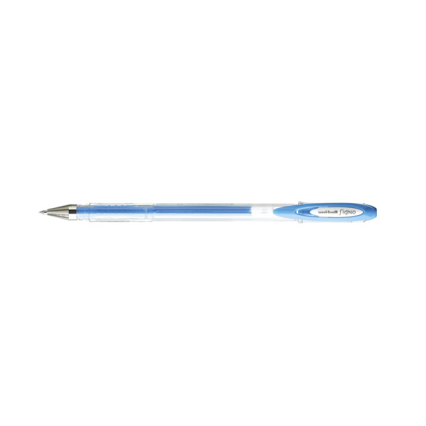 Stylo encre gel bleu pastel pointe moyenne 0,7mm UniBall Signo