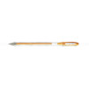 Stylo encre gel orange pastel pointe moyenne 0,7mm UniBall Signo