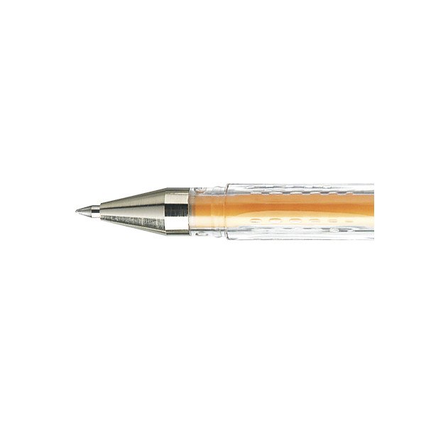 Stylo encre gel orange pastel pointe moyenne 0,7mm UniBall Signo