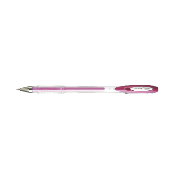 Stylo encre gel rose pointe moyenne 0,7mm UniBall Signo