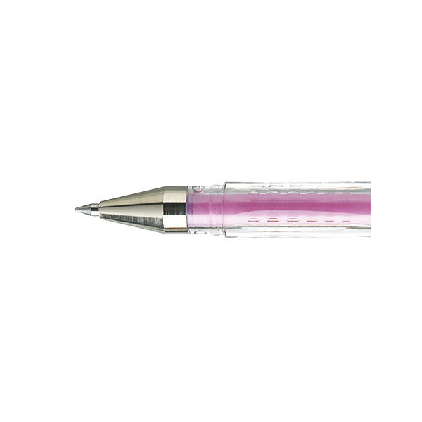 Stylo encre gel rose pointe moyenne 0,7mm UniBall Signo