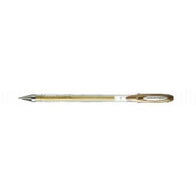 Stylo encre gel or pointe moyenne 0,7mm UniBall Signo