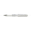Stylo roller Uni-Ball Signo Broad Blanc métallisé