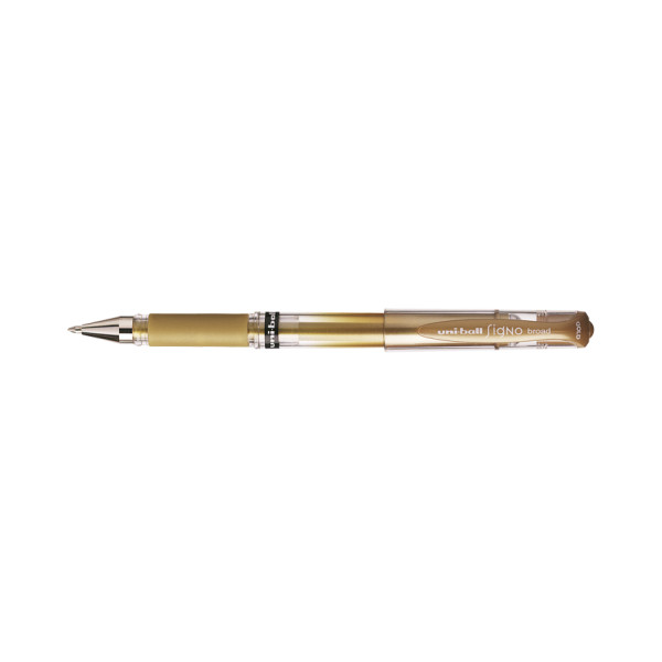 Stylo roller Uni-Ball Signo Broad Or