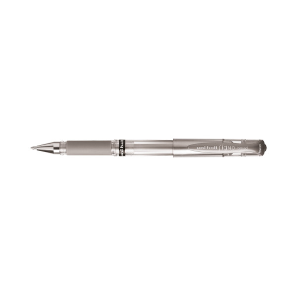 Stylo roller Uni-Ball Signo Broad Argent