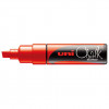 Marqueur craie Uni chalk marker Uni Ball pointe large rouge