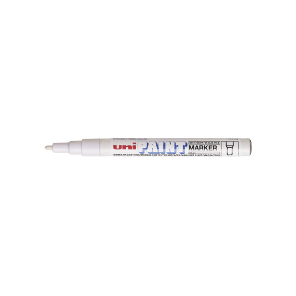 Marqueur huile créatif Uni Ball Paint Marker PX-21 pointe moyenne blanc