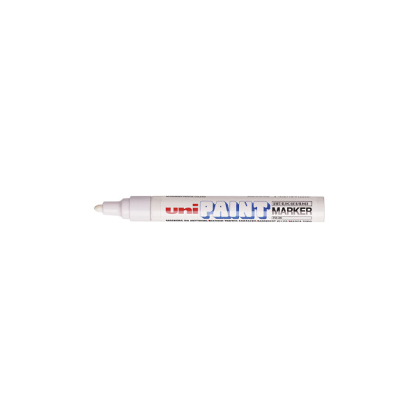 Marqueur huile créatif Uni Ball Paint Marker PX-20 pointe moyenne blanc