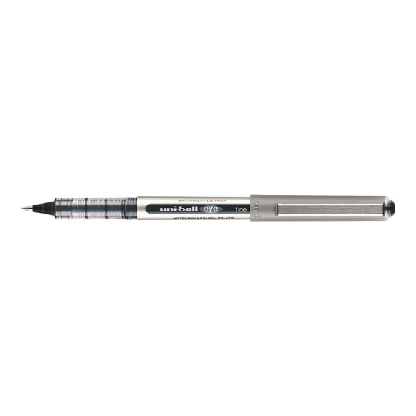 Stylo roller noir Uni Ball Eye pointe fine 0,7mm