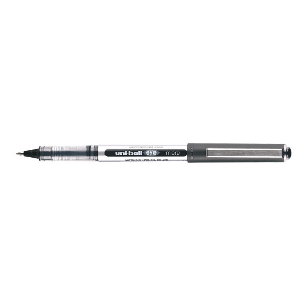 Stylo roller noir Uni Ball EYE pointe fine 0,5mm