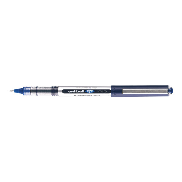 Stylo roller bleu Uni Ball EYE pointe fine 0,5mm