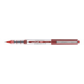 Stylo roller rouge Uni Ball EYE pointe fine 0,5mm