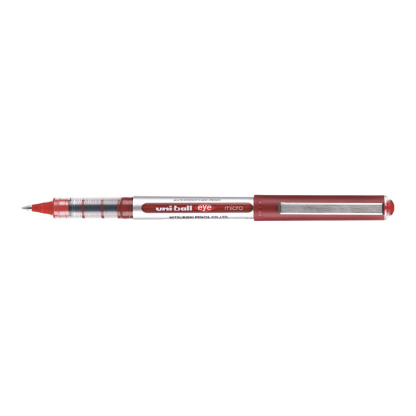 Stylo roller rouge Uni Ball EYE pointe fine 0,5mm