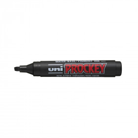 Marqueur permanent indélébile Prockey pointe biseautée noir